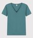 Tee-shirt L'ICONIQUE col V en coton Femme