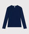 TEE-SHIRT L'ICONIQUE COCOTTE EN COTON FEMME bleu MEDIEVAL