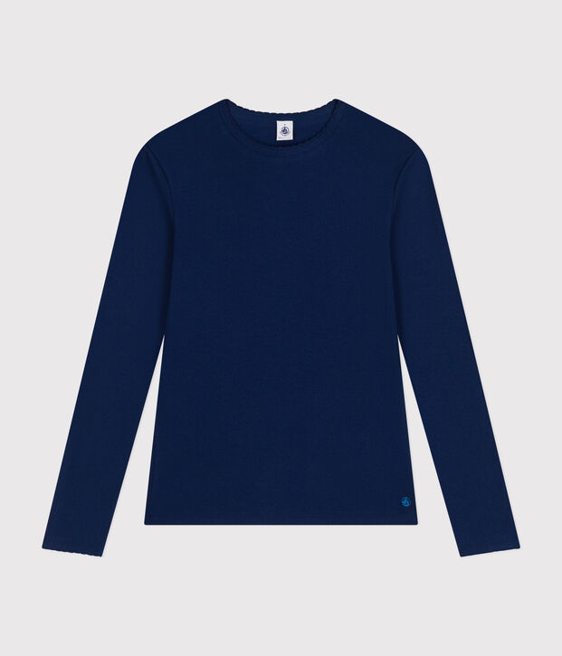 TEE-SHIRT L'ICONIQUE COCOTTE EN COTON FEMME bleu fonc&eacute;