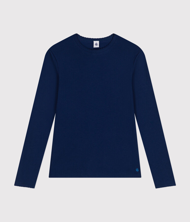 TEE-SHIRT L'ICONIQUE COCOTTE EN COTON FEMME bleu