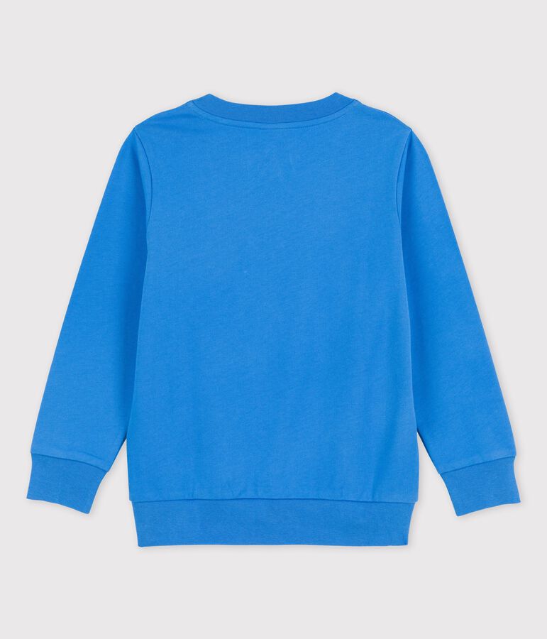 Sweatshirt en molleton enfant gar&ccedil;on bleu BRASIER