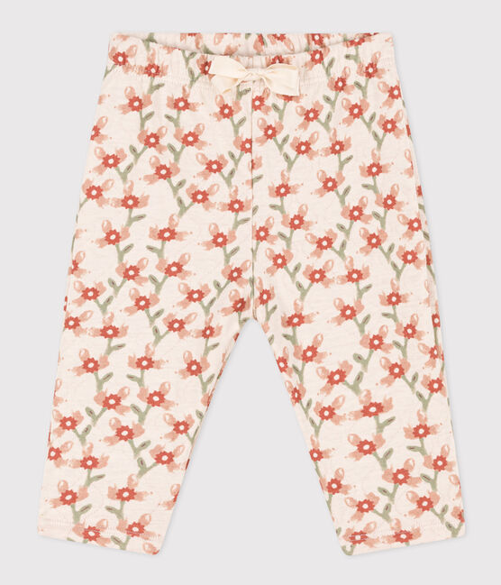 Pantalon en tubique matelassé imprimé bébé blanc AVALANCHE/ MULTICO