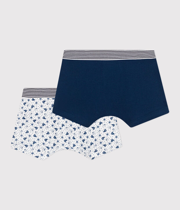 Lot de 2 boxers en coton enfant multicouleur