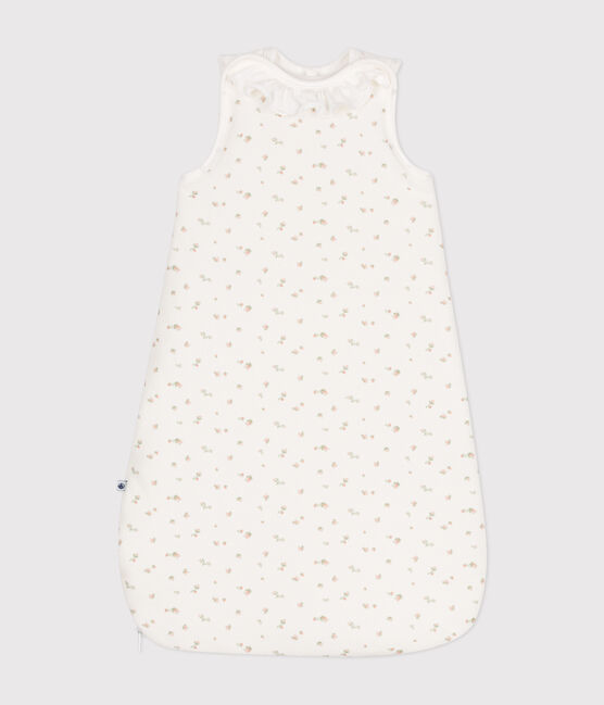 Gigoteuse fleurs en velours bébé TOG 3 blanc MARSHMALLOW/blanc MULTICO