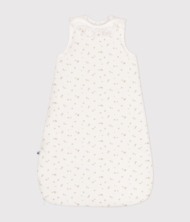 Gigoteuse fleurs en velours b&eacute;b&eacute; TOG 3 blanc/multicouleur