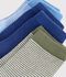 3 paires de chaussettes b&eacute;b&eacute; en coton milleraies multicouleur