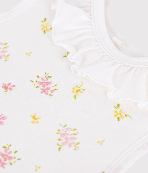 Gigoteuse b&eacute;b&eacute; en coton imprim&eacute; fleuri TOG 1,5 blanc/multicouleur