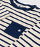 Tee-shirt manches longues bébé en coton blanc AVALANCHE/ MEDIEVAL