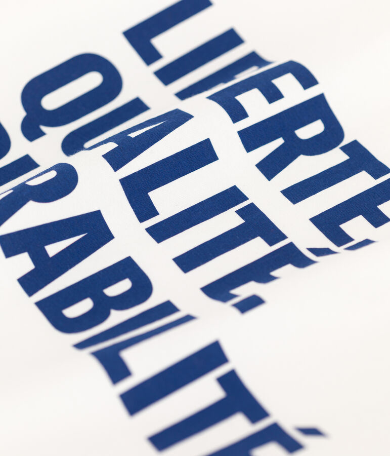 T-shirt en coton uni blanc MARSHMALLOW