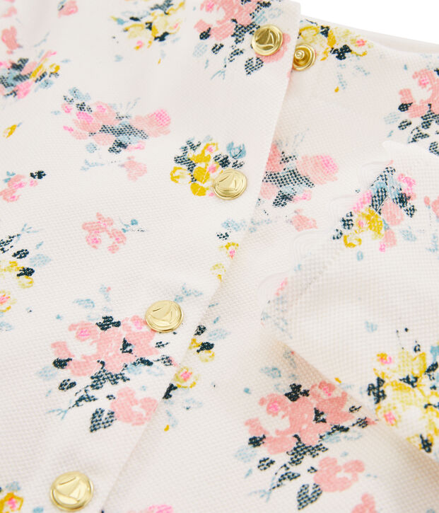 Cardigan enfant fille blanc/multicouleur