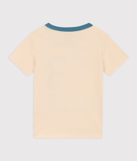 Tee-shirt manches courtes en coton enfant garçon blanc AVALANCHE/ MULTICO