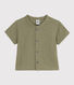 Chemise manches courtes bébé en gaze de coton