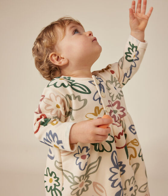 Robe manches longues bébé blanc AVALANCHE/ MULTICO