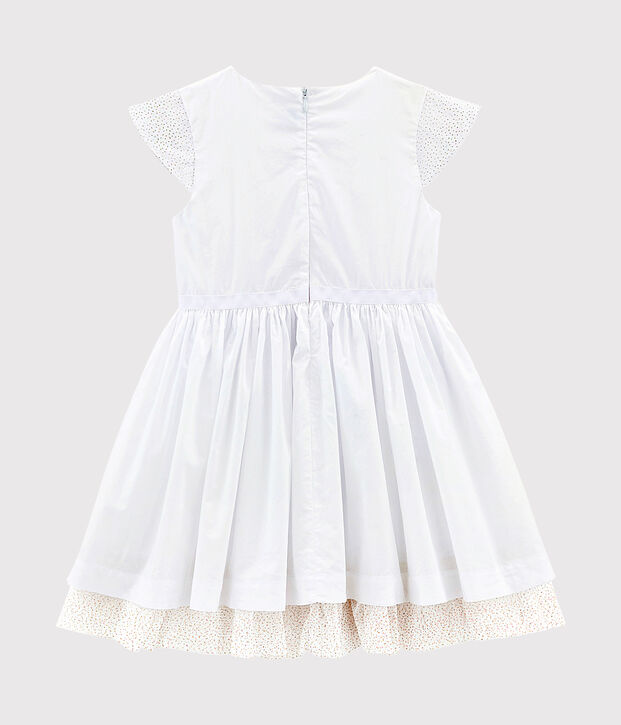 Robe de c&eacute;r&eacute;monie enfant fille blanc