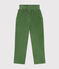 Pantalon en velours enfant fille vert PALMERAIE