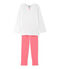 Pyjama fille à pois blanc LAIT/rouge CARMEN/ MULTICO