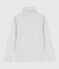 Sous-pull en coton enfant fille / garçon gris POUSSIERE CHINE