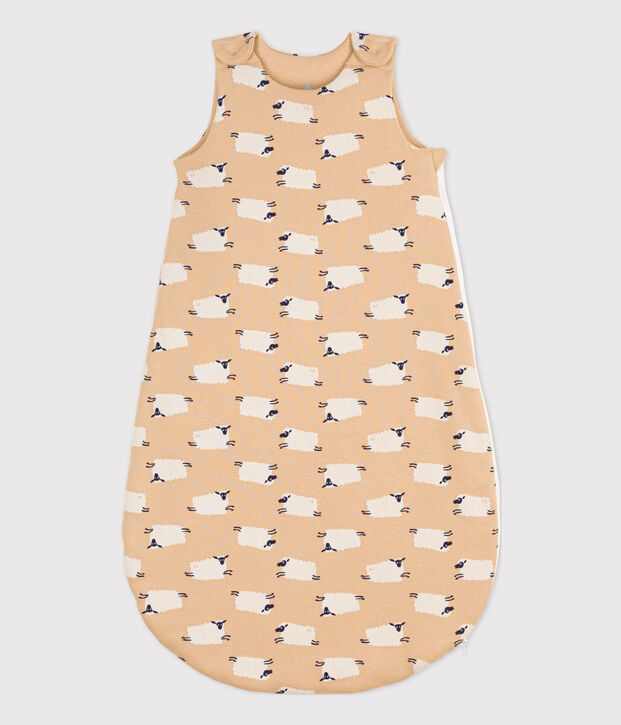 Gigoteuse mouton b&eacute;b&eacute; en coton beige/multicouleur