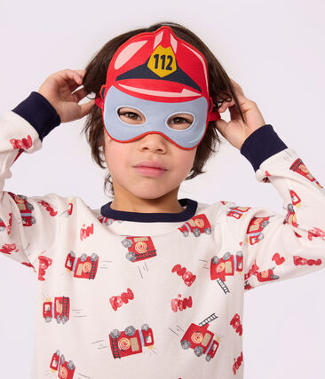 Pyjama déguisement pompier enfant en coton