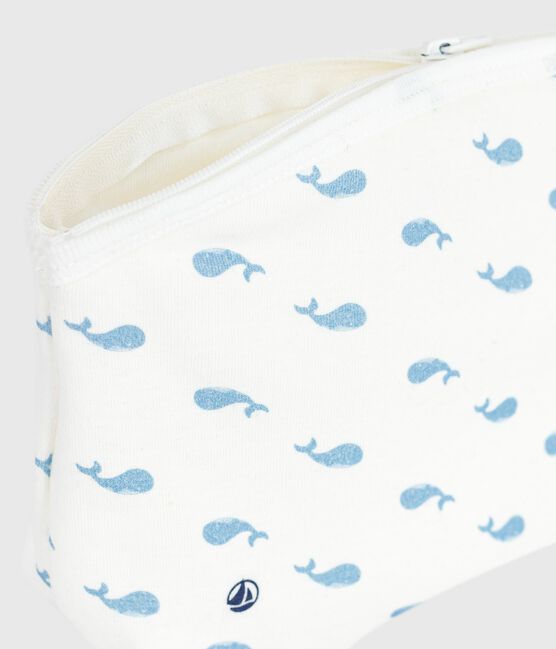 Pochette bébé en coton imprimé Paris blanc MARSHMALLOW/blanc MULTICO