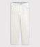 Pantalon enfant garçon blanc MARSHMALLOW