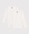 Lot de 2 tee-shirts blancs manches longues petite fille variante 1