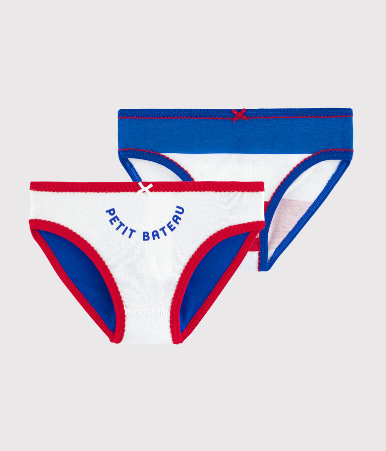 Lot de 2 culottes Made in France petite fille variante 1