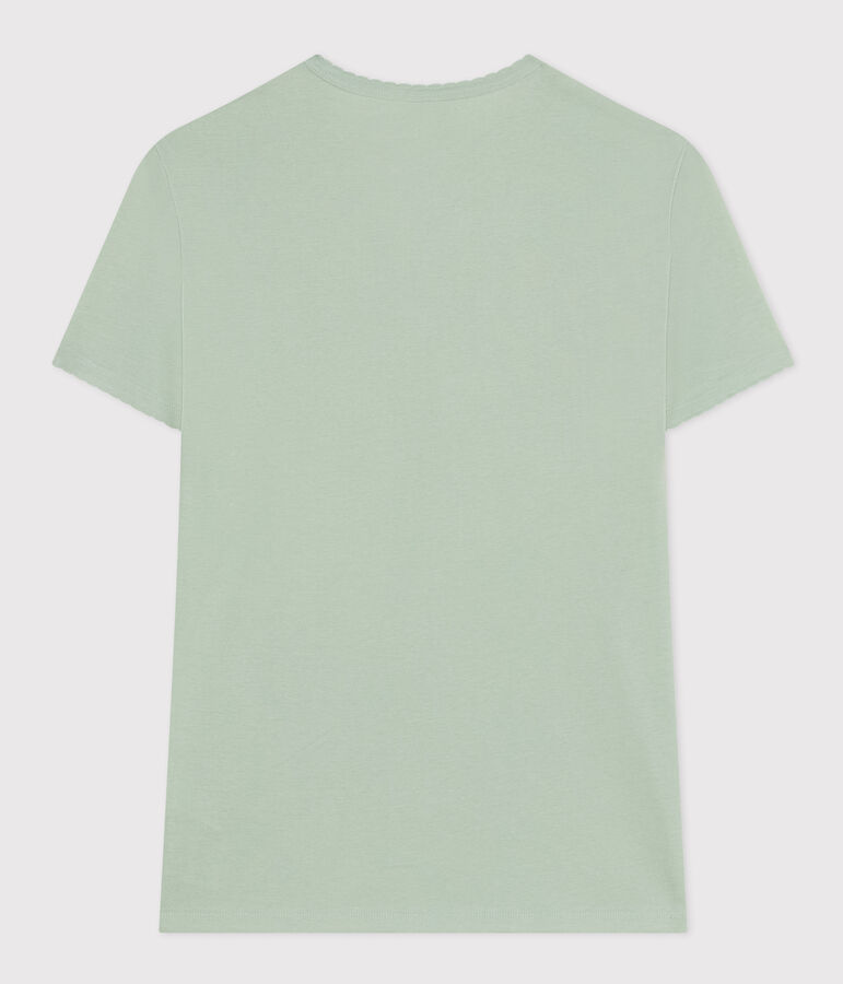 Tee-shirt L'ICONIQUE cocotte en coton Femme vert HERBIER