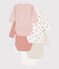 Lot de 5 bodies manches longues bébé en coton variante 2