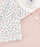 Lot de 2 tee-shirts manches longues petite fille en coton variante 1