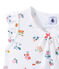 Pyjacourt petite fille blanc/multicouleur