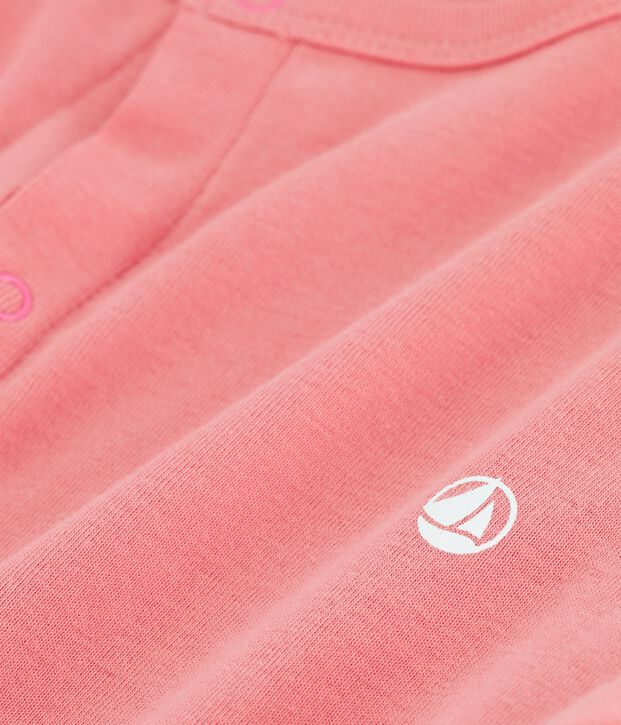 Cardigan en coton bio enfant fille rose