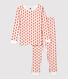 Pyjama snugfit imprimé graphique petit garçon-petite fille en coton biologique