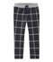 Pantalon maille à carreaux enfant garçon noir CITY/bleu SMOKING/ MARSHMALLOW