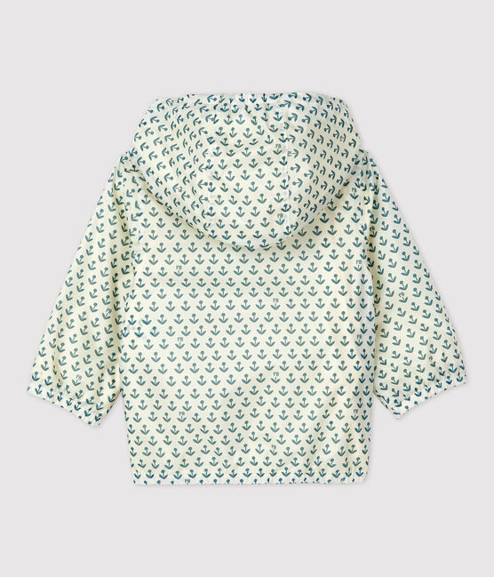 Coupe vent en polyester recyclé bébé blanc AVALANCHE/ BRUT