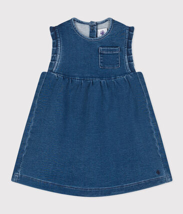 PETIT BATEAU - Robe en denim écoreponsable bébé