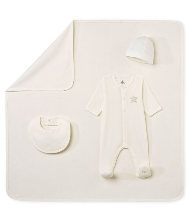 Coffret cadeau 4 pi&egrave;ces b&eacute;b&eacute; multicouleur