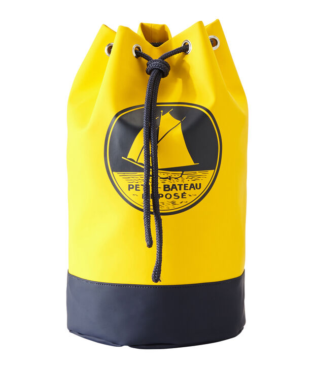 Sac seau en cir&eacute; gomme jaune