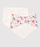 Lot de 2 bandanas-bavoirs bébé variante 1