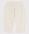 Pantalon bébé en tubique matelassé beige MONTELIMAR CHINE