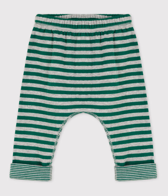 Pantalon bébé rayé en tubique EVERGREEN/ FUMEE