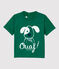 Tee-shirt en coton bébé. vert PIVERT
