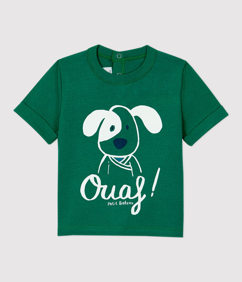 Tee-shirt en coton b&eacute;b&eacute;. vert
