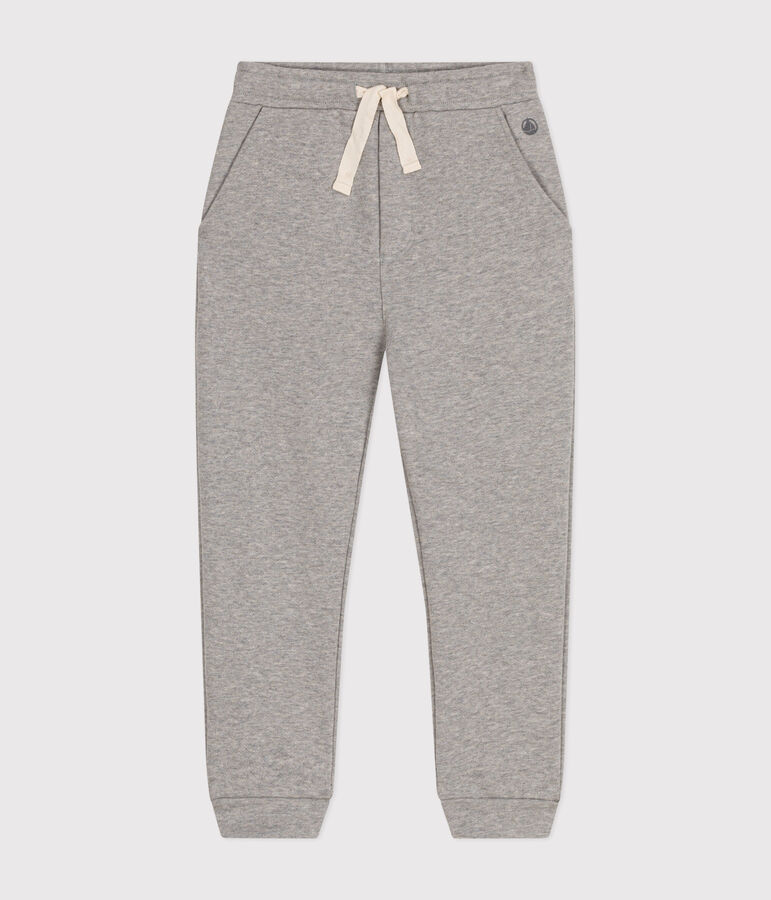 Pantalon de jogging enfant gar&ccedil;on gris