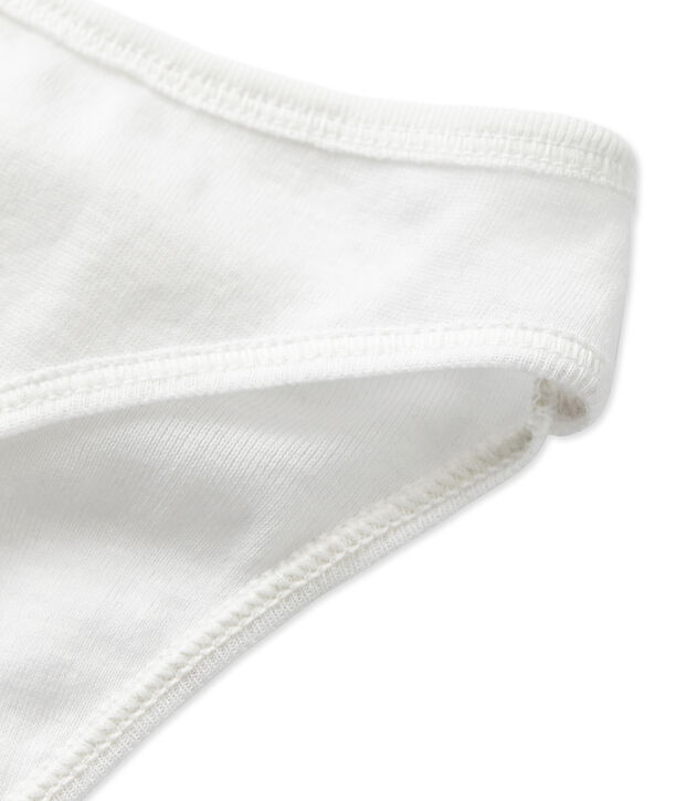 Culotte femme en coton l&eacute;ger blanc