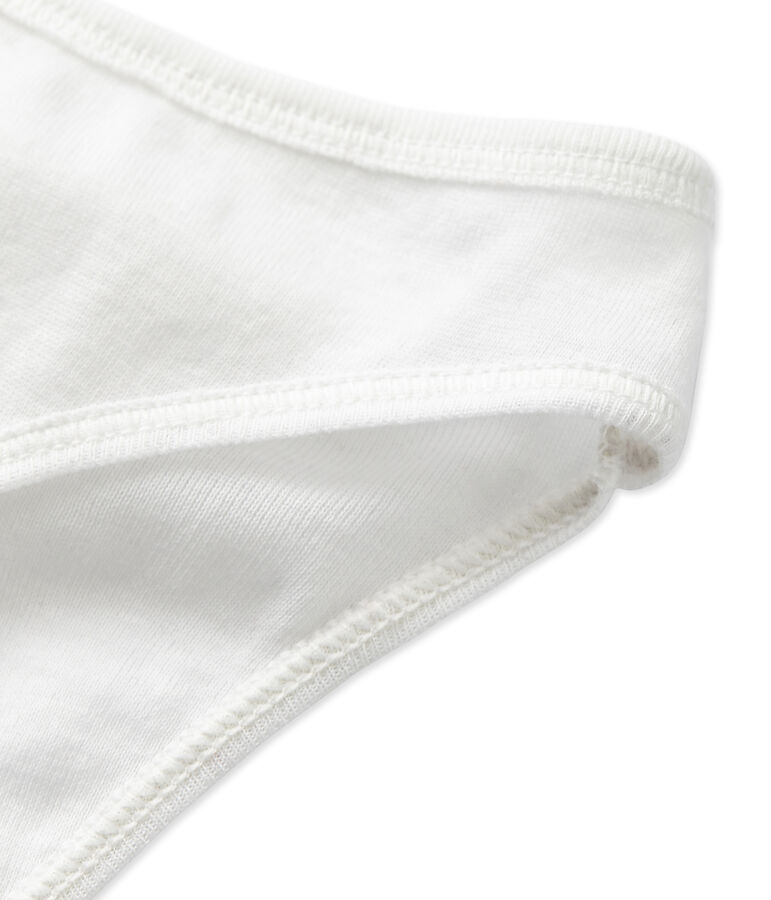 Culotte femme en coton l&eacute;ger blanc