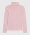 Sous-pull femme l'iconique en coton rose JOLI