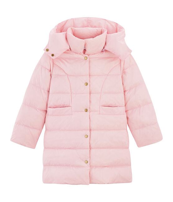 Doudoune duvet et plume enfant fille rose FLEUR CN