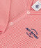 Pyjama bébé milleraies en coton orange ABRICOT/ MARSHMALLOW