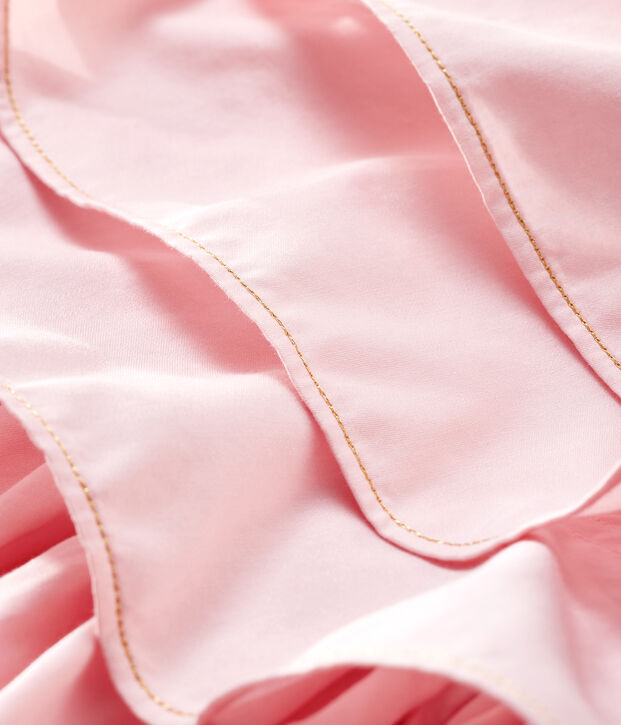 Robe en satin enfant fille rose